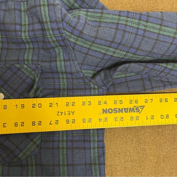 Foxfire L Plaid Flannel Long Sleeve Shirt Men's - Picture 7 of 10